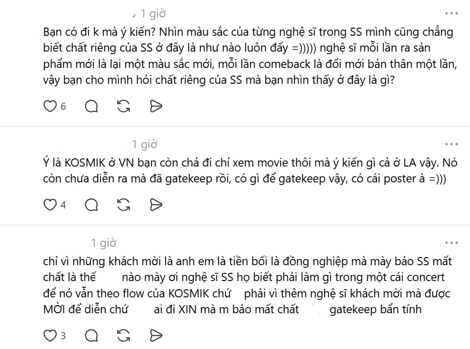 Line-up concert tại Mỹ của SpaceSpeakers bị chê “mất chất”