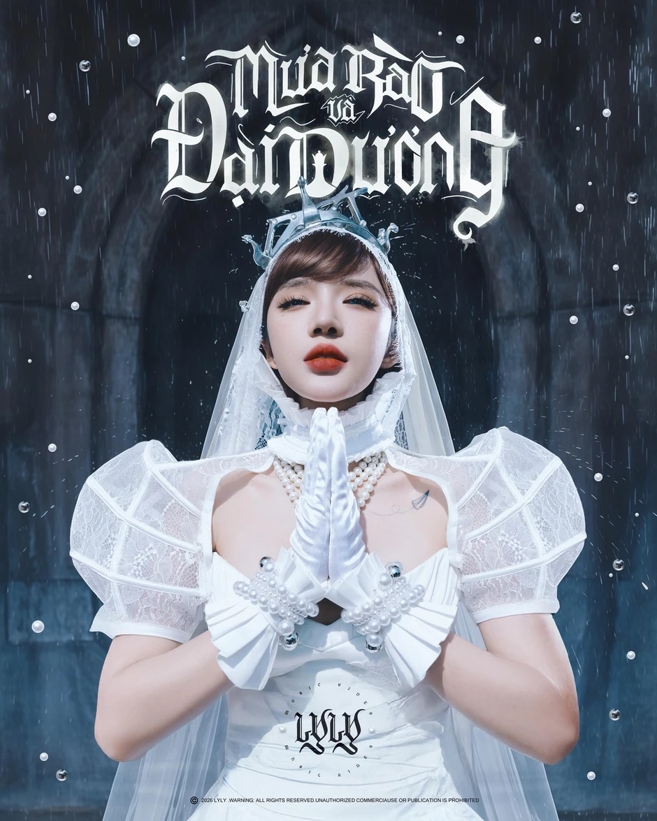 LyLy công bố ảnh cưới nhưng không phải Anh Tú