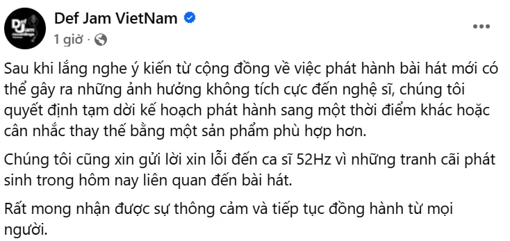 Mason Nguyễn xin lỗi, dời lịch phát hành MV vì ồn ào lời rap nhạy cảm của B Ray