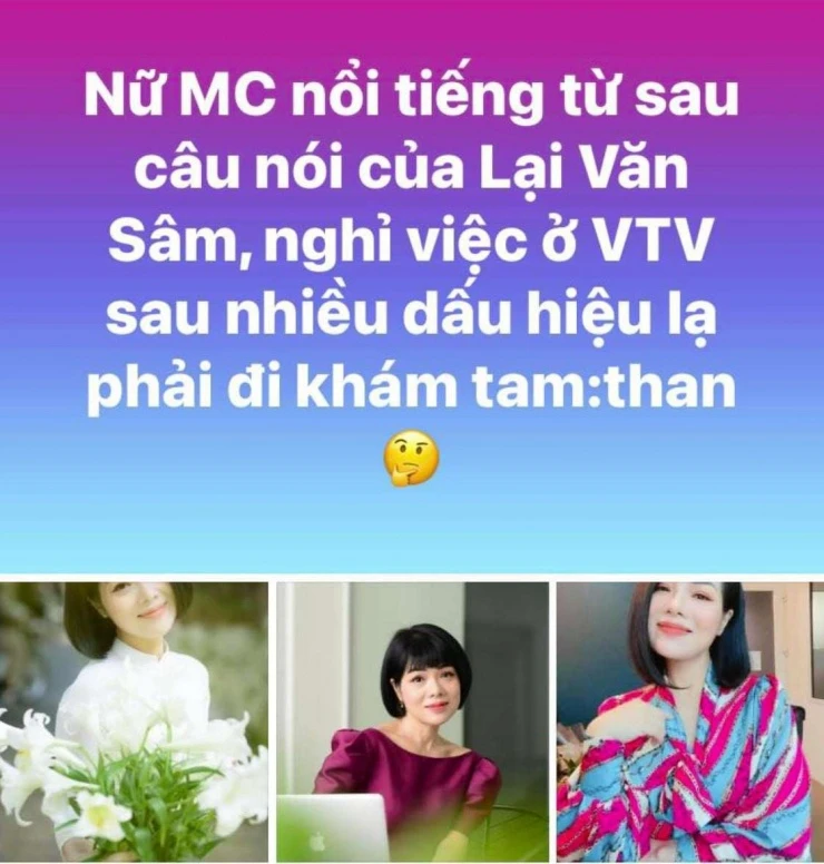 MC đình đám của VTV một thời lên tiếng trước thông tin phải nghỉ việc vì bệnh tật