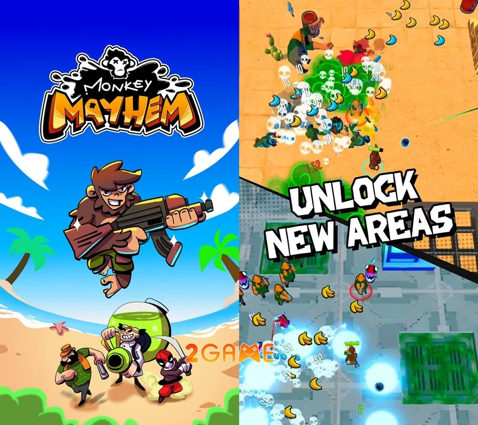 Monkey Mayhem - Siêu phẩm bắn súng roguelite càn quét mọi hệ sinh thái