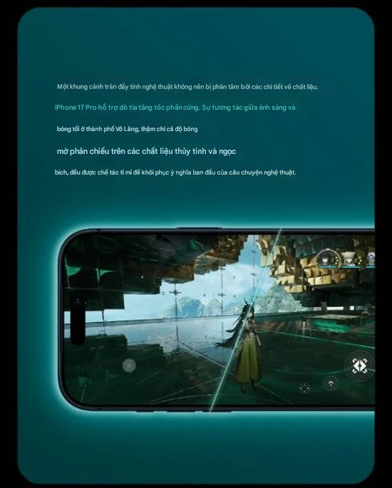 Một tựa game tận dụng sức mạnh đồ họa iPhone 17 Pro khiến cộng đồng game thủ mê mẩn, Ray Tracing sẽ đỉnh như thế nào?