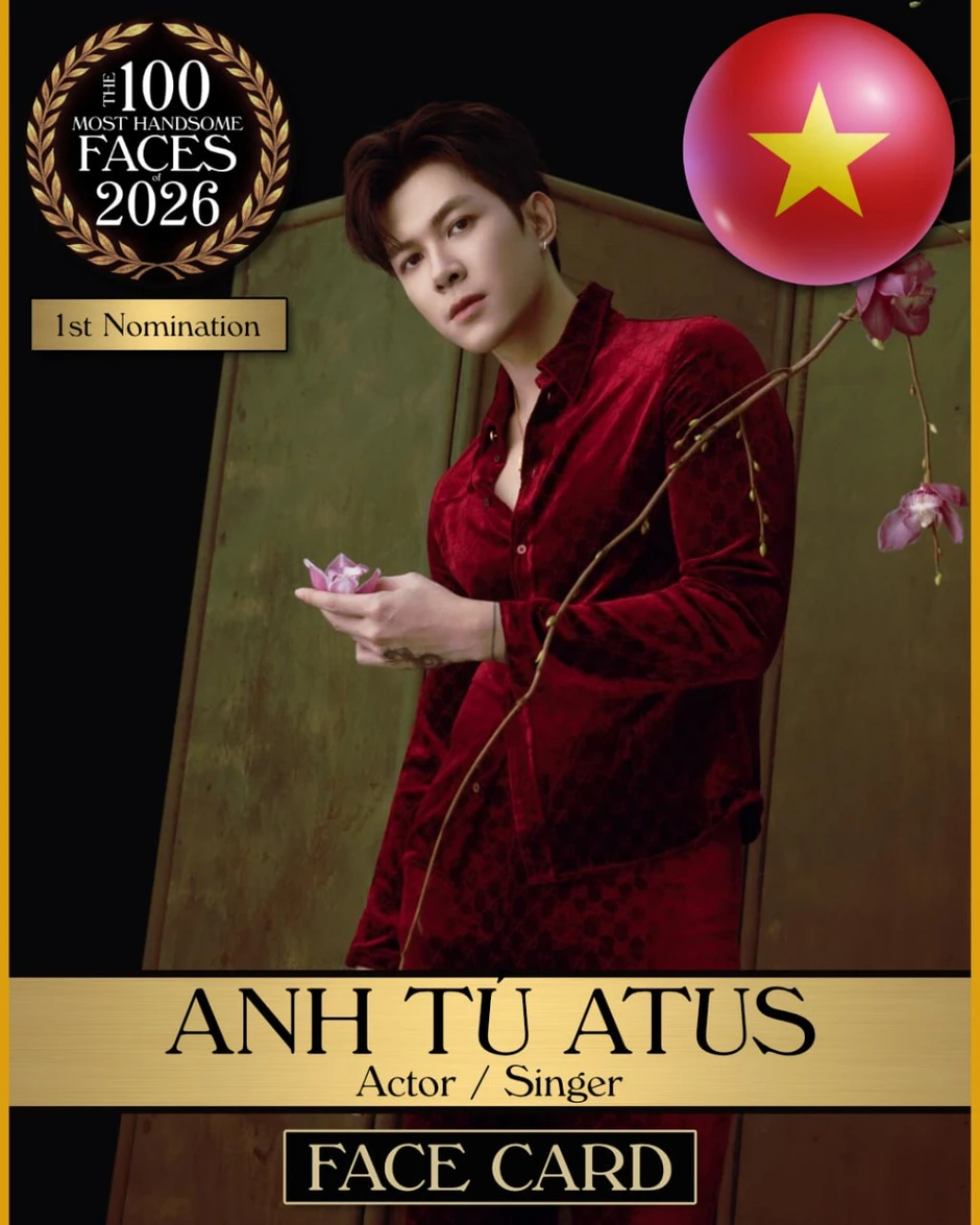 Nam ca sĩ Việt vừa được đề cử đẹp trai nhất thế giới 2026: Gì cũng có chỉ thiếu 1 bản hit