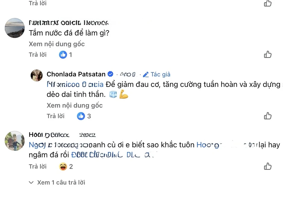 Ngâm bồn nước đá vì sức khoẻ, hot girl đáp trả hoài nghi "làm màu"