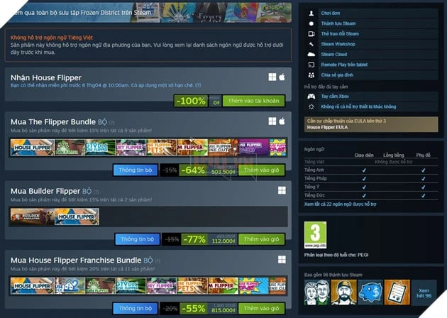 Nhận Ngay Một Trò Chơi Xây Sửa Nhà Cửa Cực Hấp Dẫn Đang Được Tặng Trên Steam