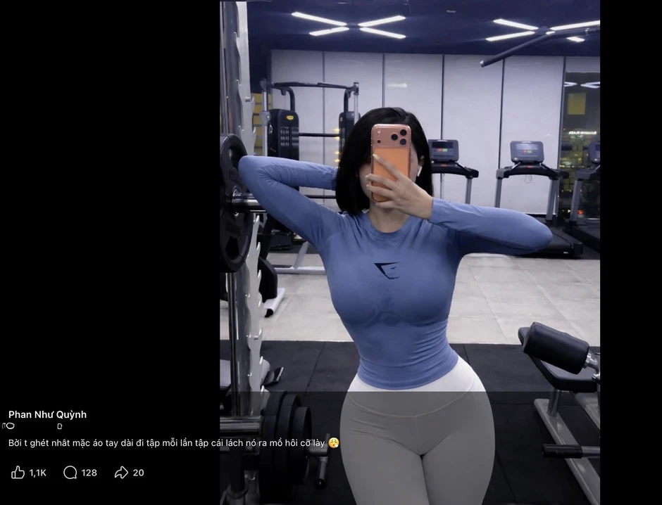 Nữ gymer hé lộ chuyện "khó nói", bảo sao ghét diện đồ kín