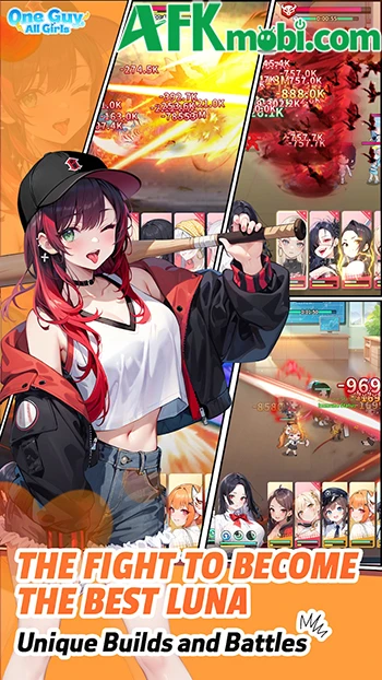 One Guy, All Girls: Idle RPG với lối đồ họa chibi 2D ngộ nghĩnh