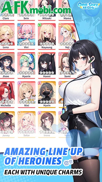 One Guy, All Girls: Idle RPG với lối đồ họa chibi 2D ngộ nghĩnh