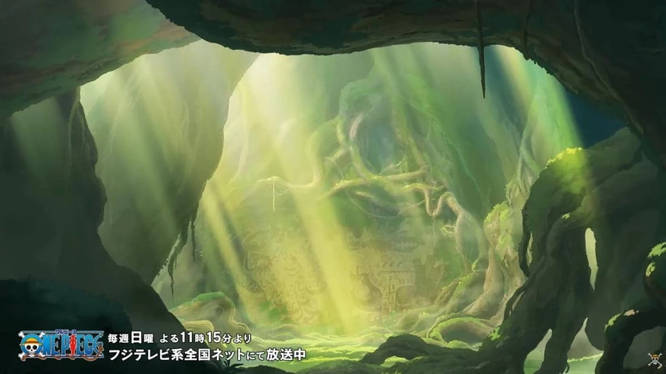 One Piece: Giả thuyết Imu là Thần Rừng trong bức bích họa cổ đại tại Elbaph