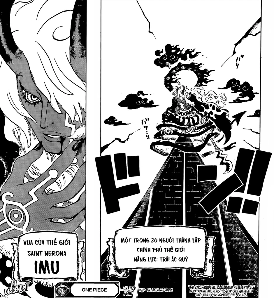 One Piece: Tất cả những gì chúng ta biết về danh tính thật của Imu cho đến nay