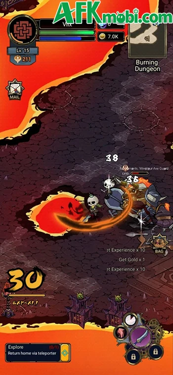 Pantheland với hành trình phiêu lưu và chiến đấu trong vai khô lâu