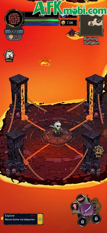 Pantheland với hành trình phiêu lưu và chiến đấu trong vai khô lâu