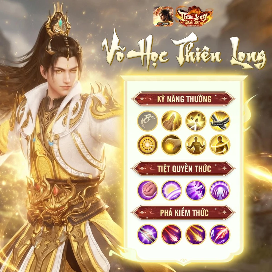 Phái Thiên Long gia nhập Thiên Long Bát Bộ VNG, thiết lập cục diện “cửu phải tranh phong”