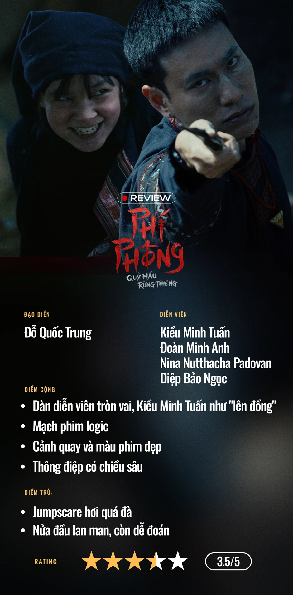 Phí Phông: Quỷ Máu Rừng Thiêng: Câu chuyện vượt khỏi khuôn khổ kinh dị