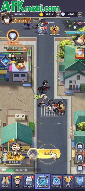Pixel Idle: Showdown game đấu tướng chủ đề đa vũ trụ anime