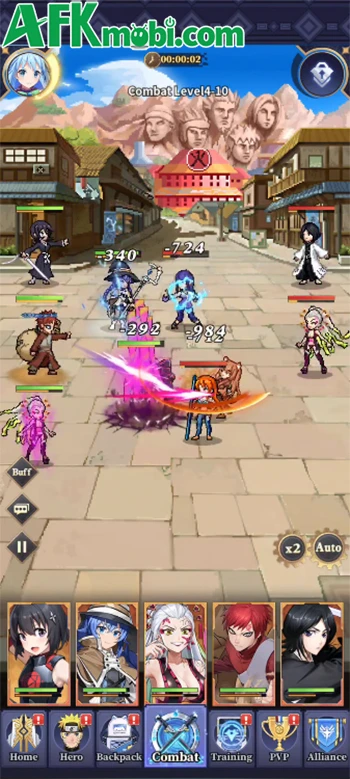 Pixel Idle: Showdown game đấu tướng chủ đề đa vũ trụ anime