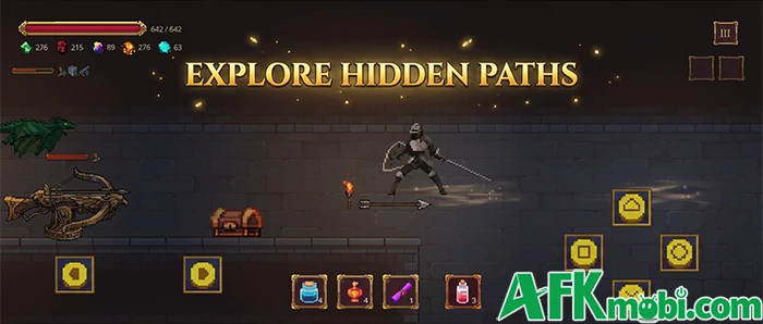 Pixel Souls cho người chơi chiến đấu khám phá hầm ngục tối
