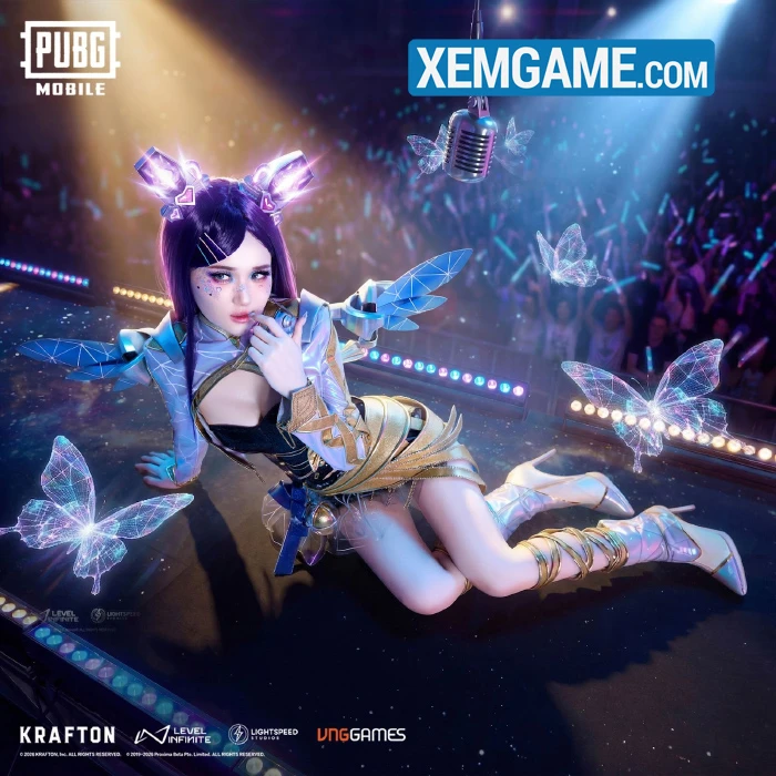 PUBG Mobile hợp tác streamer Ms Three ra mắt giáp tối thượng "Thần Tượng Thiên Hà"