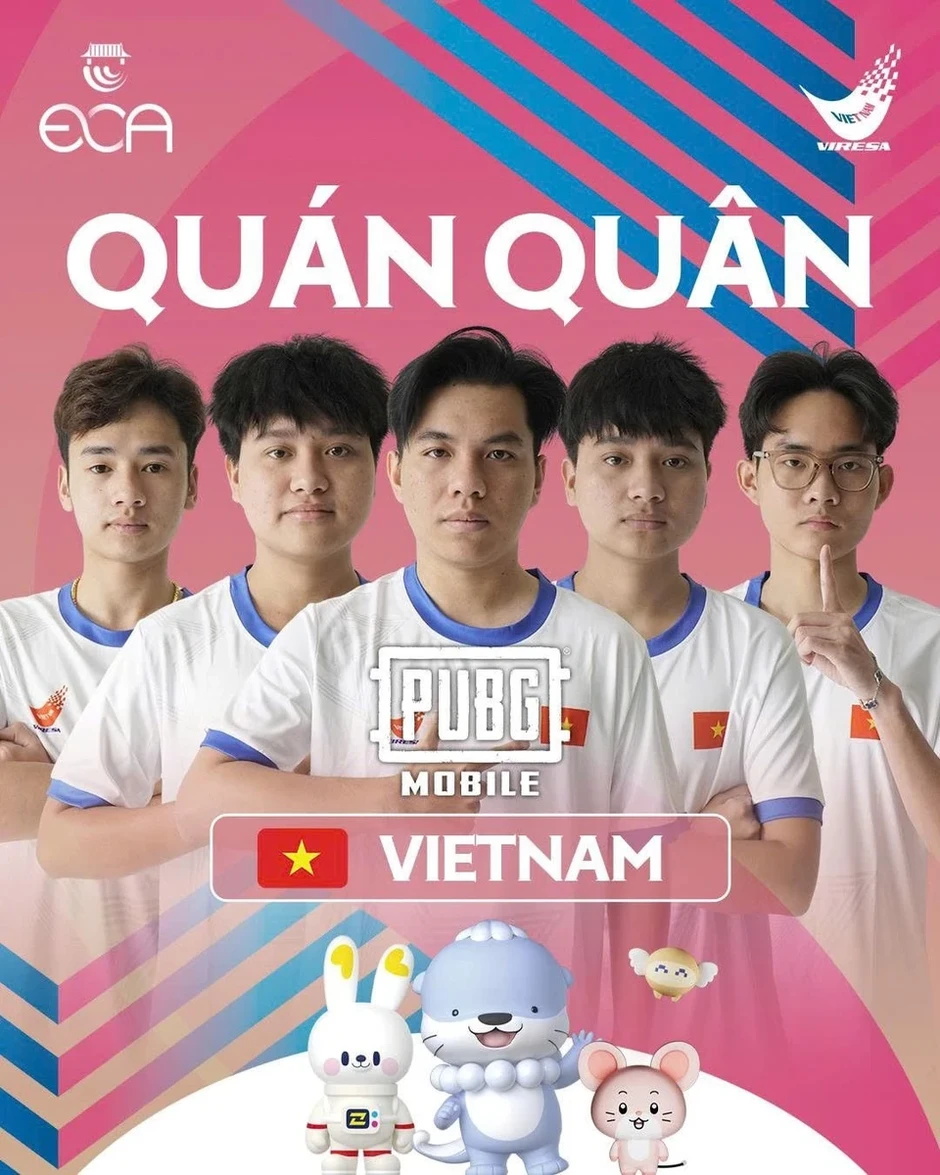 PUBG Mobile Việt Nam giành HCV Esports Châu Á 2026
