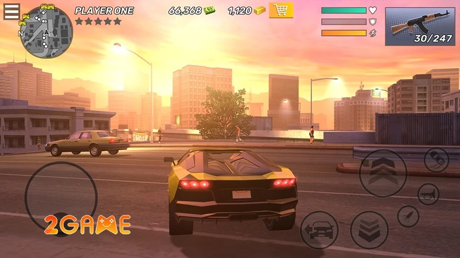 Pure Crime: Gangster Shooting – "GTA thu nhỏ" mở rộng địa bàn trên mobile