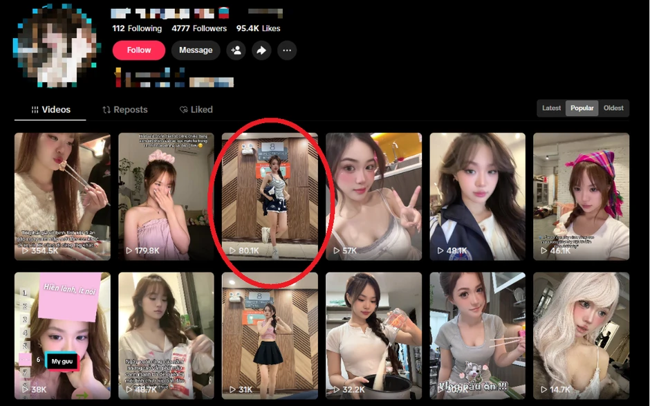Quay vlog chơi cầu lông, nữ TikTok bất ngờ viral chóng mặt