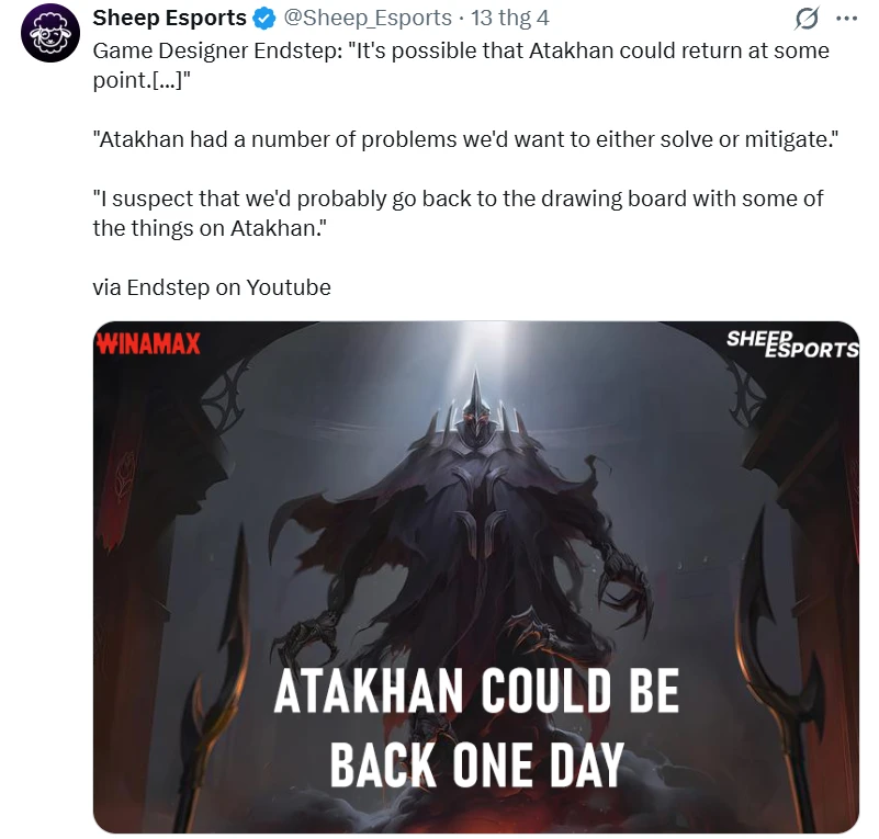 Riot ẩn ý một cơ chế cực mạnh của LMHT có thể quay trở lại trong tương lai Riot ẩn ý một cơ chế cực mạnh của LMHT có thể quay trở lại trong tương lai