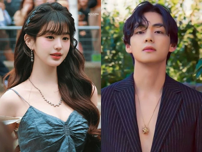 Rổ bằng chứng V (BTS) hẹn hò Jang Won Young kém 9 tuổi
