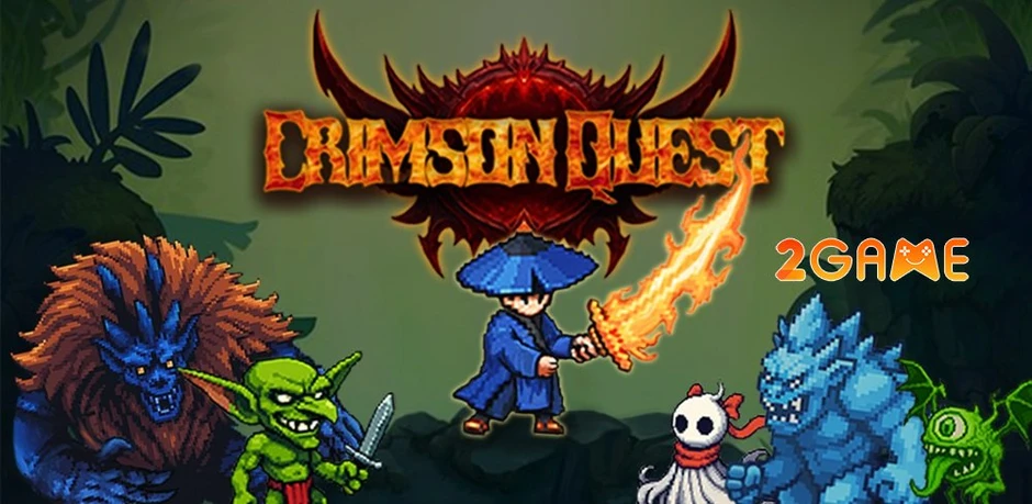RPG Pixel Hero: Crimson Quest - Trở thành huyền thoại trong thế giới retro