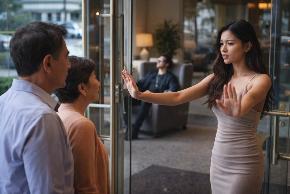 Sao nam hạng S bị thương giữa show, bố mẹ muốn thăm bị chặn ngoài cửa chờ bạn gái vào "xin ý chủ tịch", rồi... không thấy quay ra