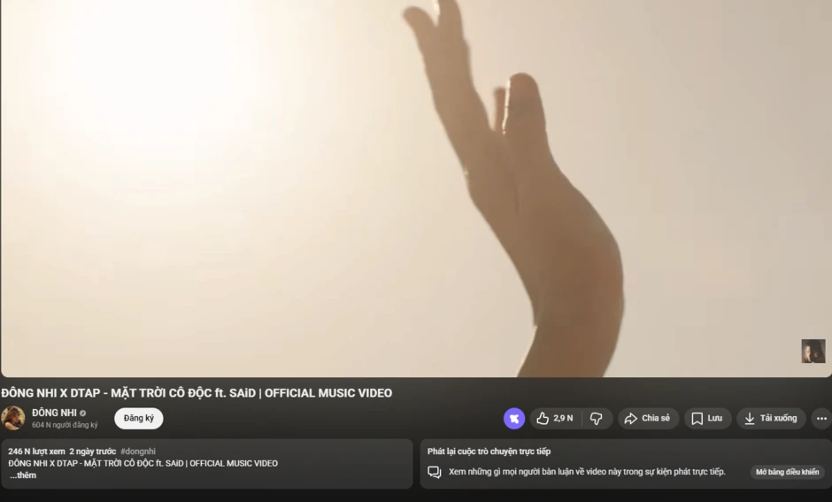 Sao Việt hạng A tung MV không chút bọt sóng, vì đâu nên nỗi?