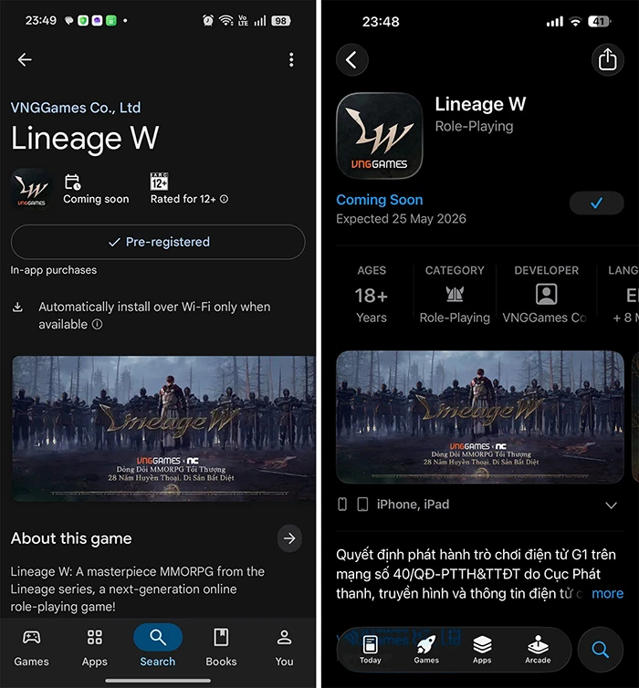 Showcase Lineage W hé lộ bí mật của class duy nhất có Huyết Thệ Showcase Lineage W hé lộ bí mật của class duy nhất có Huyết Thệ