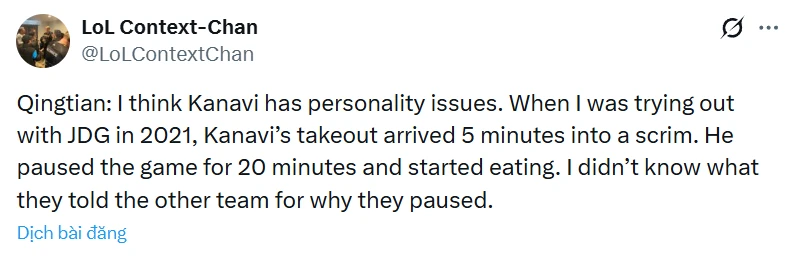 Siêu sao HLE bất ngờ bị "var" nhưng lại được chính khán giả LPL bênh vực