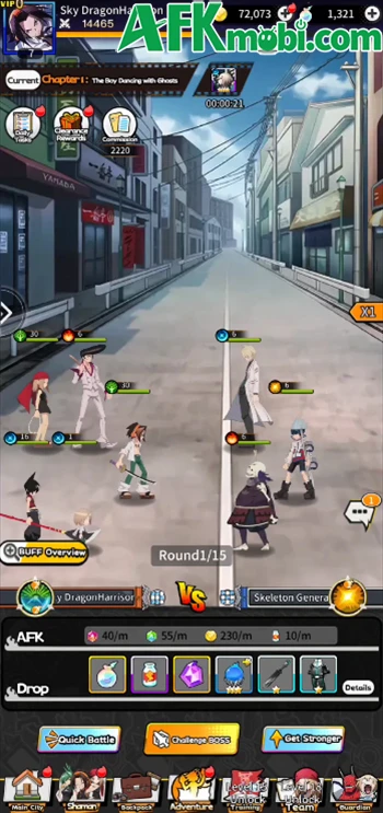 Spiritbound Legends game đấu tướng lấy chủ đề Shaman King