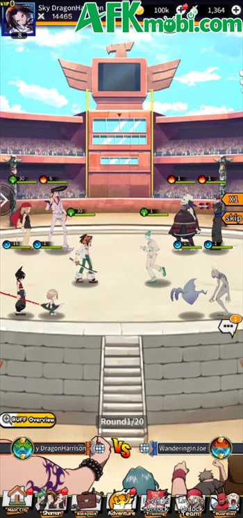 Spiritbound Legends game đấu tướng lấy chủ đề Shaman King