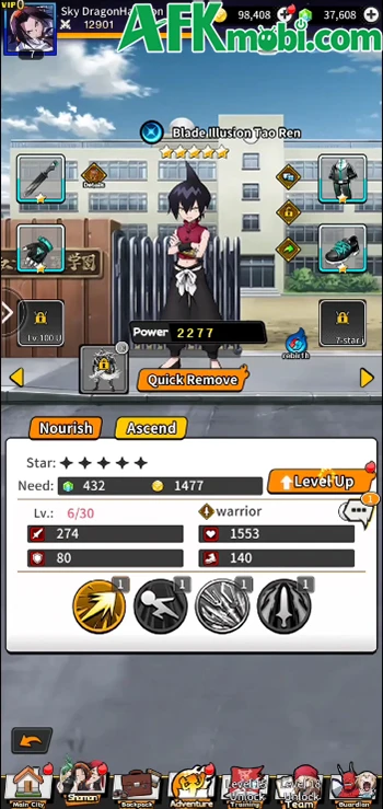 Spiritbound Legends game đấu tướng lấy chủ đề Shaman King