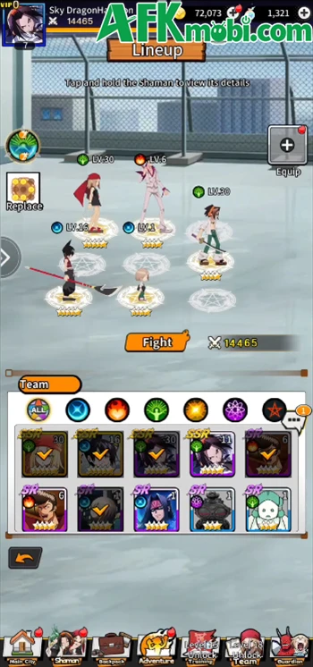 Spiritbound Legends game đấu tướng lấy chủ đề Shaman King