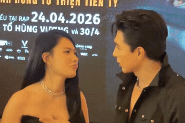 Steven Nguyễn và Minh Trang ôm nhau cứng ngắc ở sự kiện