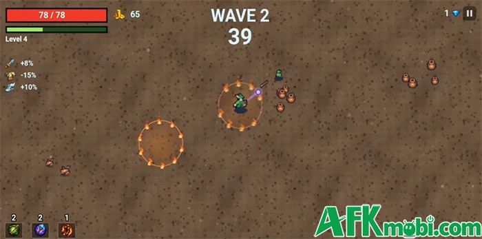 Stormquiver game hành động sinh tồn roguelike đơn giản