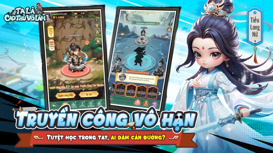 Ta Là Cao Thủ Võ Lâm hướng đến trải nghiệm võ hiệp chiến thuật trên di động