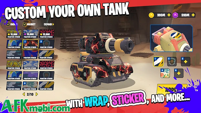 Tank Arena: Tiny War game hành động đấu xe tăng mini trực tuyến Tank Arena: Tiny War game hành động đấu xe tăng mini trực tuyến