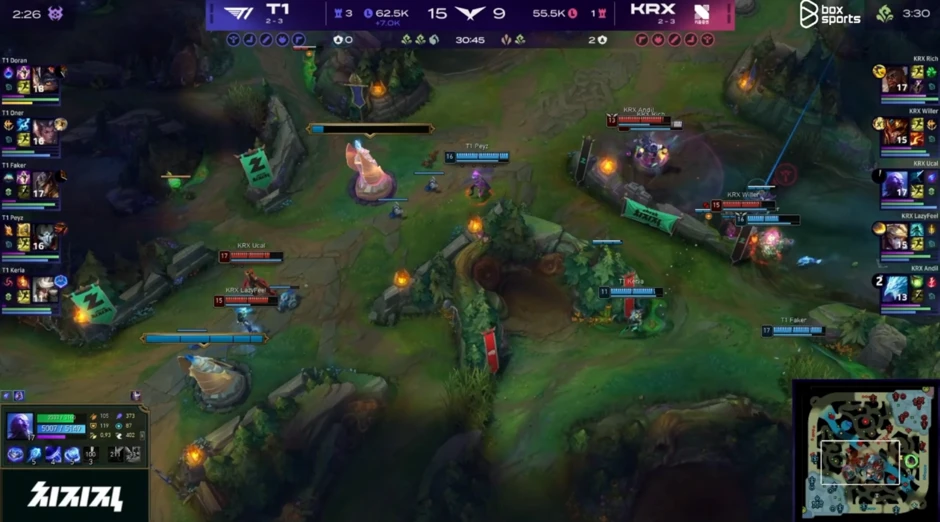 Thắng cách biệt KRX nhưng T1 vẫn có những điểm đáng lo