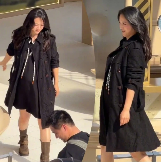 Thang Duy lộ bụng bầu lùm lùm ở tuổi 46