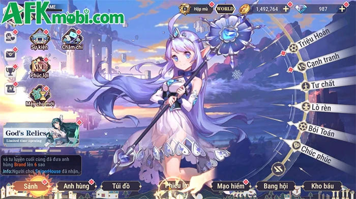 The Battle of Sign Board Girl cho phép bạn xây dựng đội hình với các Waifu xinh đẹp The Battle of Sign Board Girl cho phép bạn xây dựng đội hình với các Waifu xinh đẹp