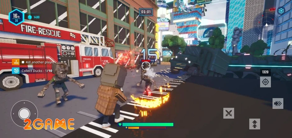 The Sandbox Next - Phô diễn nghệ thuật chiến đấu trên chiến trường không giới hạn