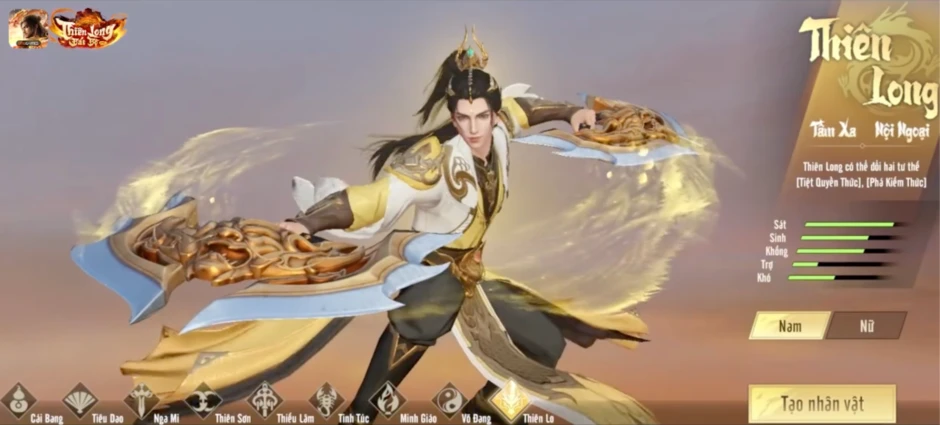 Thiên Long Bát Bộ VNG hé lộ thông tin về môn phái mới cực bá đạo