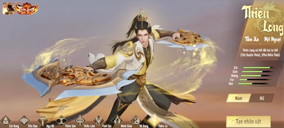 Thiên Long Bát Bộ VNG hé lộ thông tin về môn phái mới