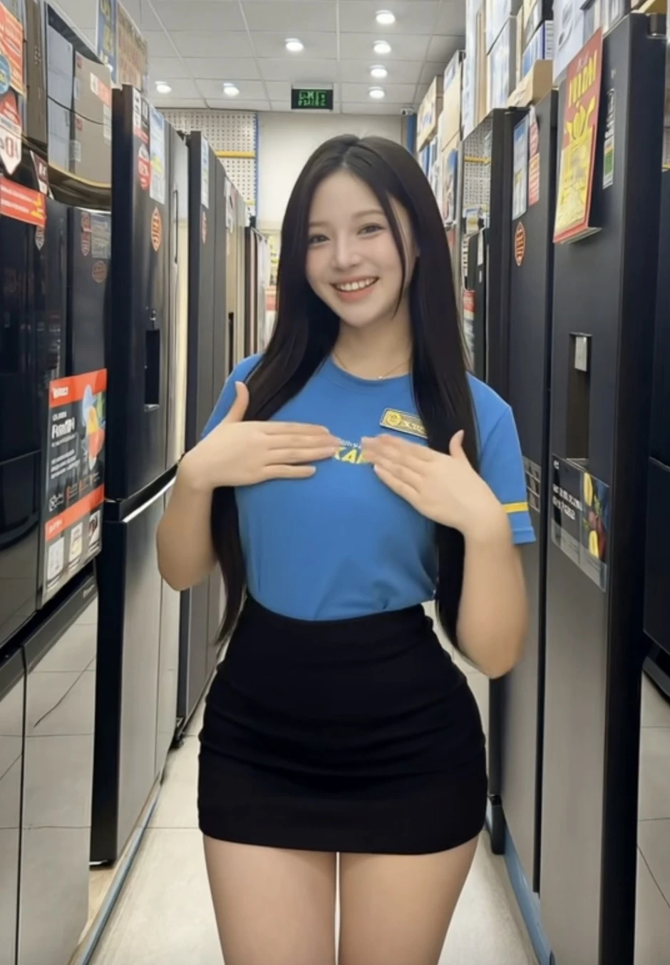 Thực hư clip xoạc "viral" của nữ nhân viên xinh đẹp, dân tình "mắt tròn mắt dẹt" ngỡ ngàng