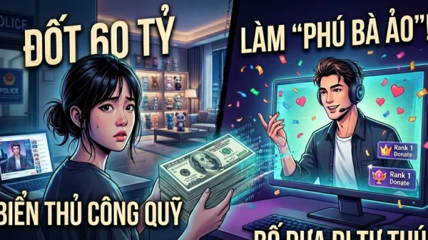 Bi kịch "phú bà ảo": Nữ sinh 19 tuổi "đốt" 60 tỷ tiền công quỹ tặng quà streamer, đẩy bố vào cảnh phá sản kenhtingame com thumb bi kich quot phu ba ao quot nu sinh 19 tuoi quot dot quot 60 ty tien cong qu tang qua streamer day bo vao canh pha san 50671776769139849 940w