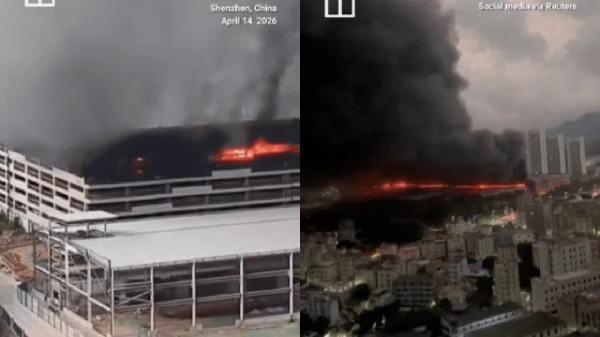 Biển lửa bao trùm bãi đỗ xe BYD tại Trung Quốc: Gara tự động biến thành lò thiêu kenhtingame com thumb bien lua bao trum bai do xe byd tai trung quoc gara tu dong bien thanh lo thieu 279f1776167729063 940w