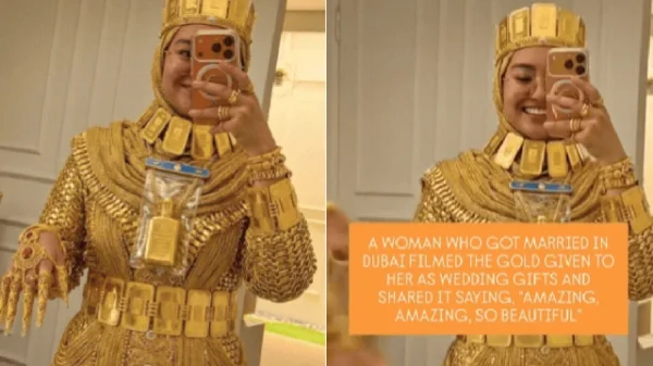 Đã tìm ra danh tính cô dâu dát vàng từ đầu đến chân, vượt xa mọi giới hạn xa xỉ kenhtingame com thumb da tim ra danh tinh co dau dat vang tu dau den chan vuot xa moi gioi han xa xi be481775454307815 940w